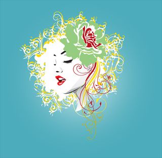 欧美感整形美容背景高清