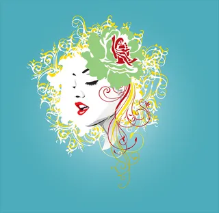 欧美感整形美容背景高清