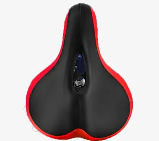 红黑自行车座免抠