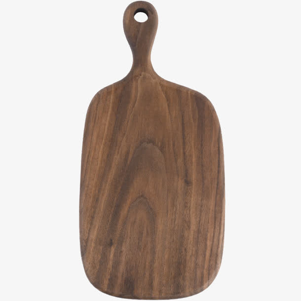 黑胡桃木砧板免抠