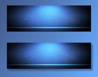 蓝色星空淘宝海报背景免抠背景banner海报元素