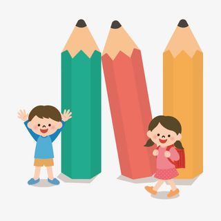 卡通素材人物矢量图 卡通可爱学免抠