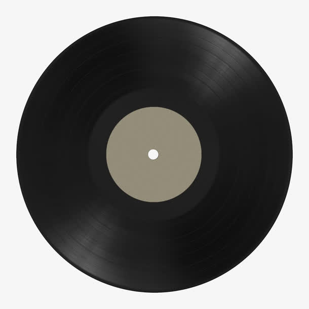 黑色光盘免抠