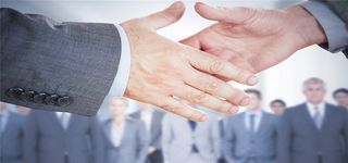 握手商务人物海报背景高清