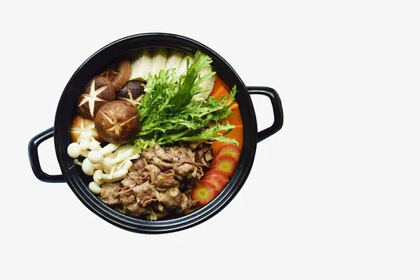 寿喜锅 日式料理免抠