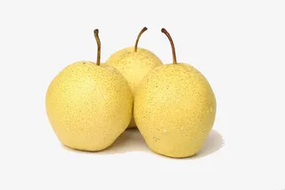 新鲜皇冠梨免抠