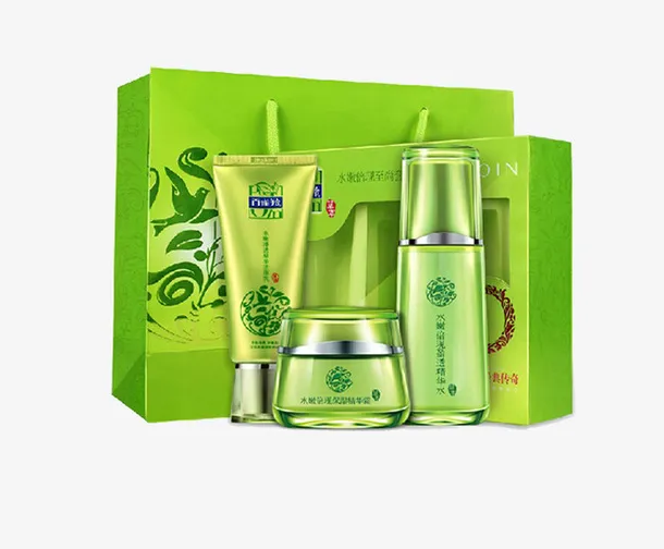 百雀羚护肤套装免抠