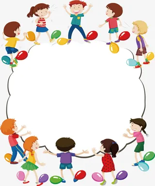 节日卡通小朋友免抠