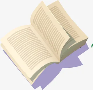 世界知识产权日翻开的书本免抠