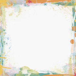 五彩喷溅油漆边框主图背景素材高清