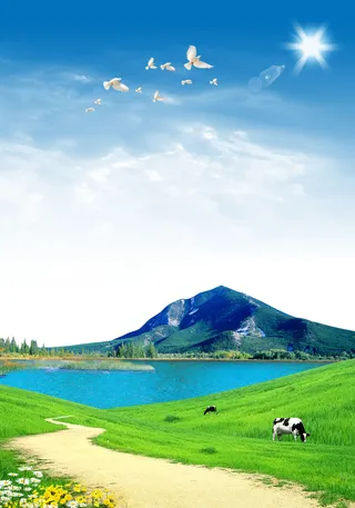 春季自然风景背景素材高清另类其他背景