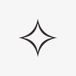 简单十字星免抠