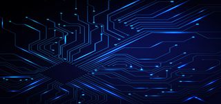 蓝色线条地球banner背景高清