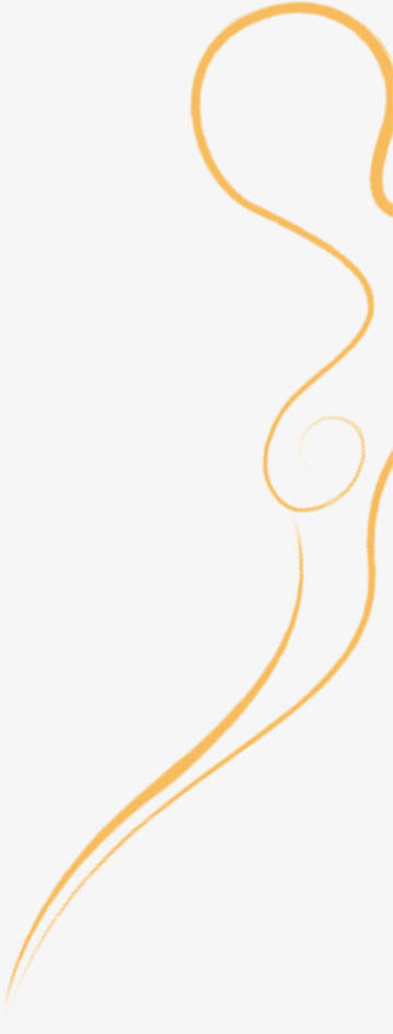 黄色中国风装饰图案免抠