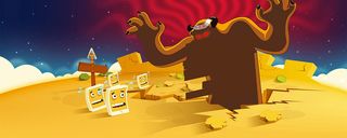 电商天猫扁平疯牛背景banner高清