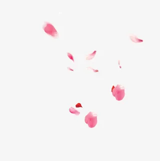 浪漫花漂浮物免抠