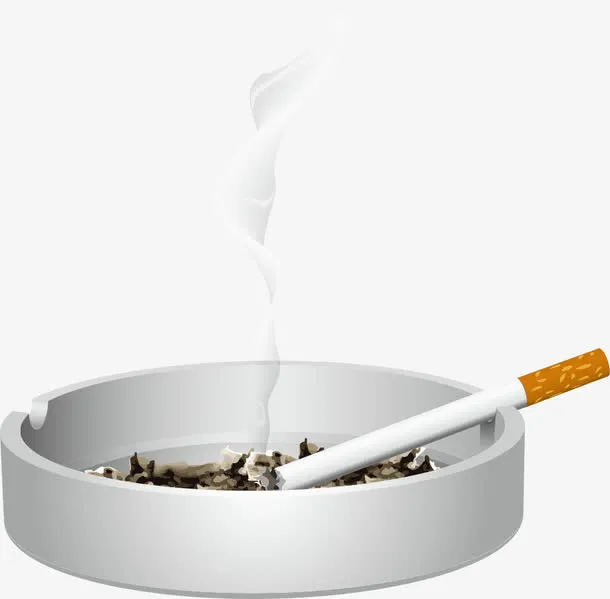 矢量烟灰缸免抠