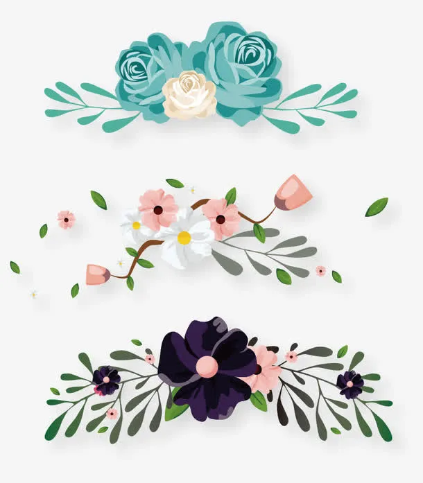 鲜花花束免抠