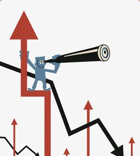 漫画 登高远望 插图免抠