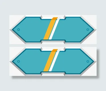 左右箭头横幅免抠