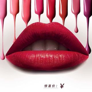 魅惑嘴唇背景促销主图高清