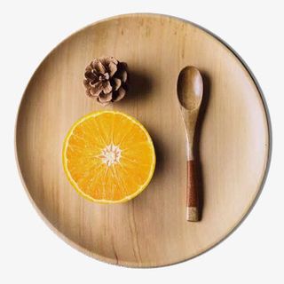 盘子里的橙子免抠