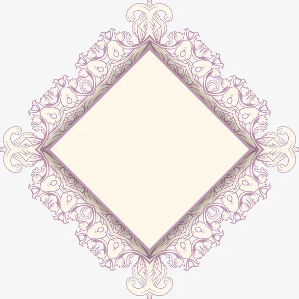 矢量欧式文本框免抠