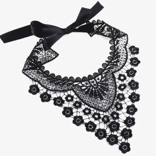 时尚欧美夸张短款蕾丝假领子免抠