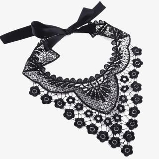 时尚欧美夸张短款蕾丝假领子免抠