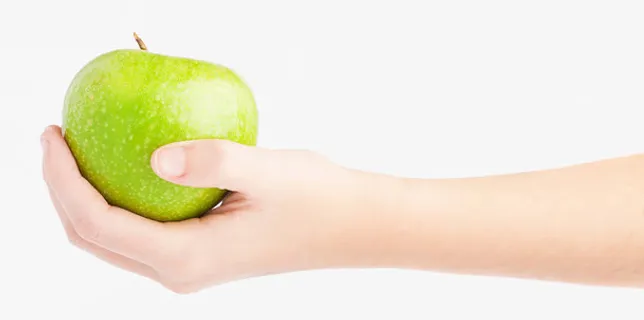 手上的水果免抠