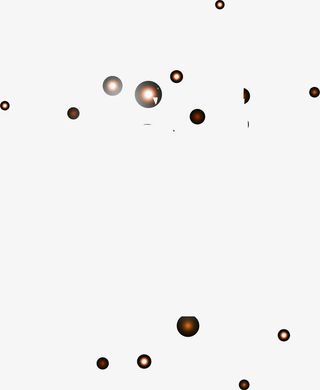 黑色圆形发光背景中秋