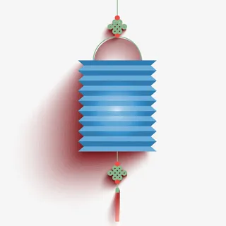剪纸灯笼免抠