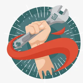 劳动工具标签免抠