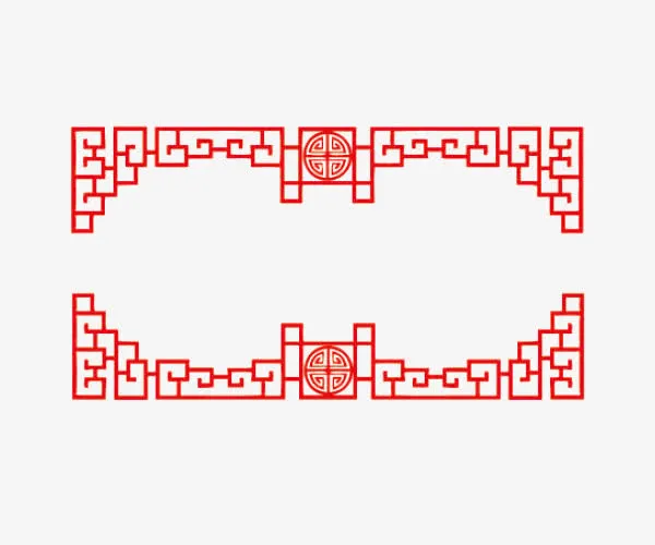 中国风暗纹免抠