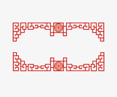 中国风暗纹免抠