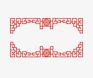 中国风暗纹免抠