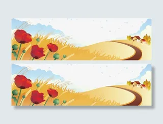 春天的风景免抠