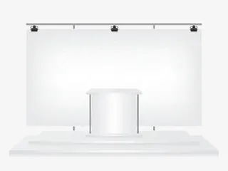 演讲台与舞台背景图片