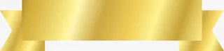 金色闪耀横幅免抠