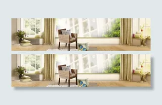 简约家居淘宝海报背景