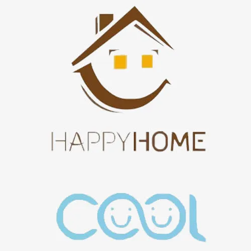 卡通风格房产服务交易标志免抠