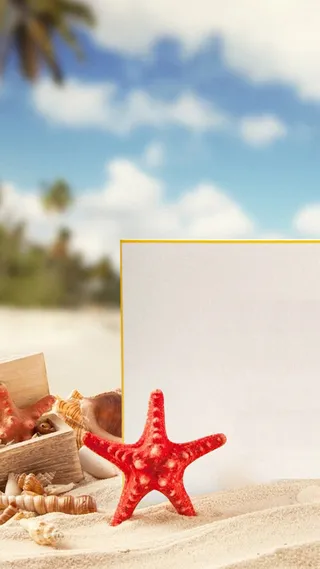 海滩H5背景高清