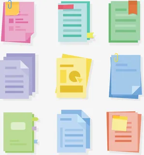 年终文件档案整理免抠