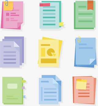 年终文件档案整理免抠