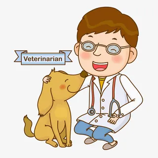 可爱兽医免抠
