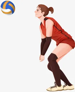 运动会奥运会人物女排运动员免抠 运动会奥运会人物女排运动员免抠