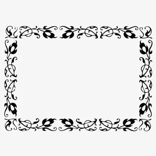 复古雕花边框花纹免抠