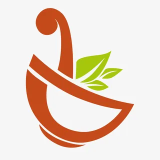 勺子碗绿叶简笔画图标设计免抠