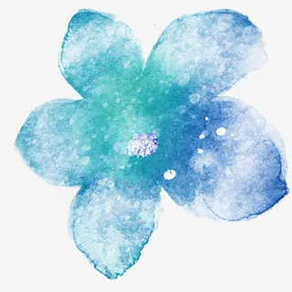 高清活动海报促销多彩花朵免抠