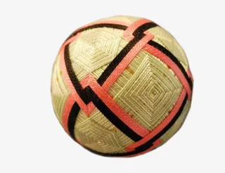 麻绳编制的圆球免抠